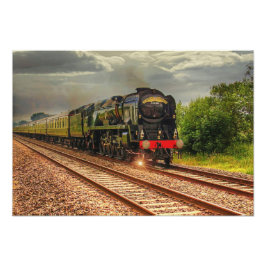 Foto Vintage Locomotive Train Countryside Photo Impress