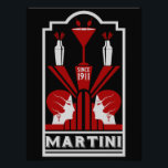 Foto Vintage Martini Art Deco<br><div class="desc">Vintage Martini Art Deco. © Copyright HGIFY | Apenas Lojas HGI. Todos os Direitos Reservados. Arte Profissional Original. Excelente como decor de parede,  decor de bar ou como presente.</div>