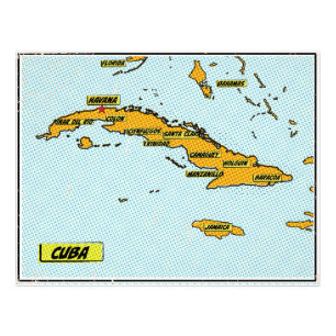 Foto Vintage Quic Book Map De Cuba