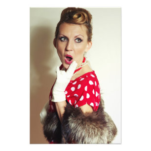 Foto Vintage retro mulher