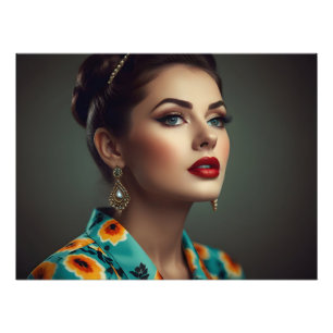 Foto Vintage retro mulher