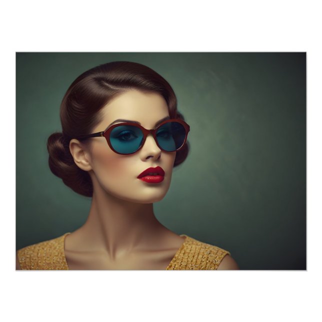 Foto Vintage retro mulher (Frente)