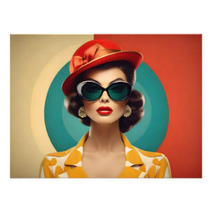 Foto Vintage retro mulher
