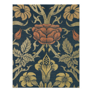 Foto Vintage William Morris Rosa e Lily