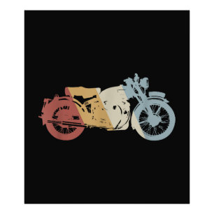 Foto Vintagem do Estilo de Retro de Motocicleta