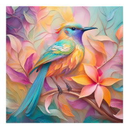 Foto Violet Throed Songbird Fantasy Bird