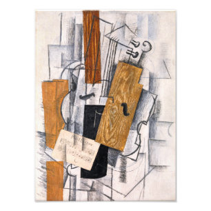 Foto Violino e Partitura Georges Braque
