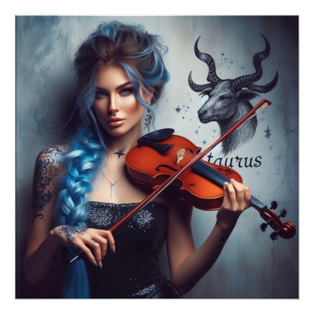Foto Violino Musical Taurus Zodiac (Frente)