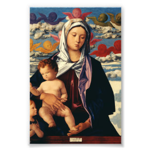 Foto Virgem e Menino de Bellini Alta-Fidelidade Arte Re