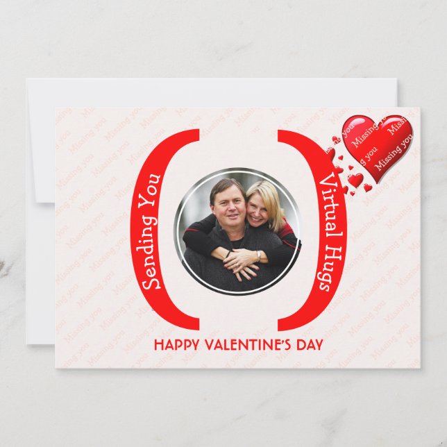 Foto VIRTUAL HUGS do namorados sem a placa (Frente)