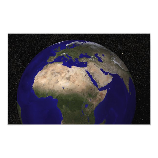 Foto Visão da África, Europa, Oriente Médio e Entrada (Frente)