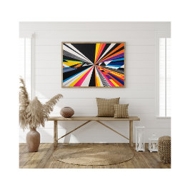 Foto Visão Futurística Illusão Óptica Colorida