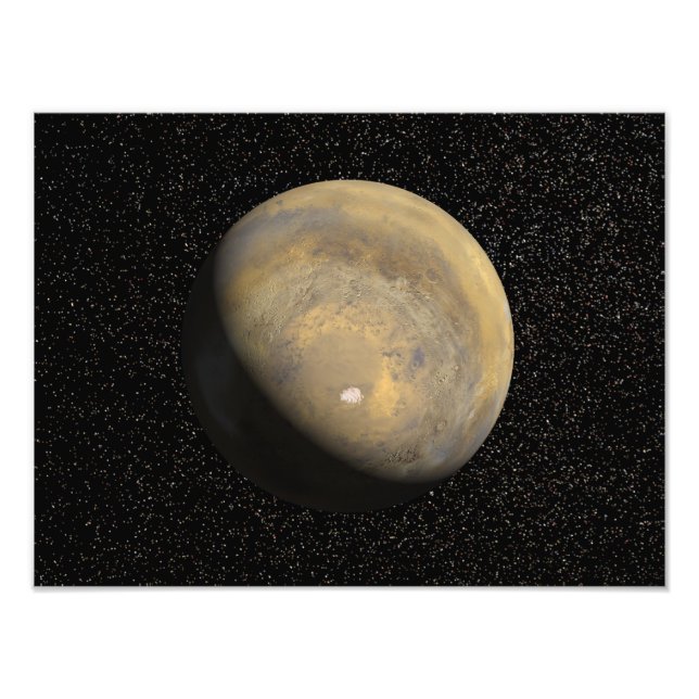 Foto Visão global de Marte (Frente)