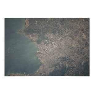 Foto Vista aérea da zona Port-au-Prince do Haiti
