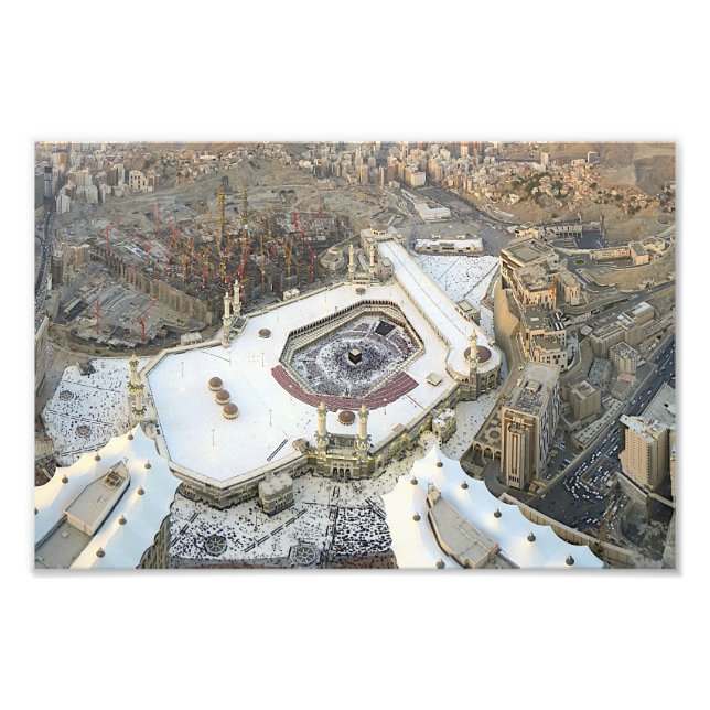 Foto Vista aérea de Kaaba, Masjid al-Haram e Meca (Frente)