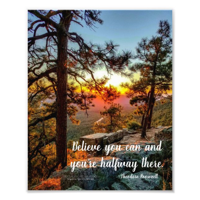 Foto Vista Cênica Sunset Cotação Theodore Roosevelt 8x1 (Frente)