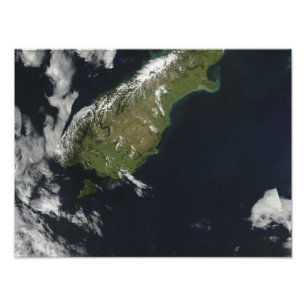 Foto Vista da maioria da ilha sul de Nova Zelândia