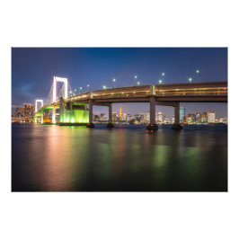 Foto Vista da Ponte do Arco-íris com o Poster do Skylin