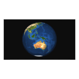 Foto Vista da Terra do cheio mostrando a Indonésia, Oce