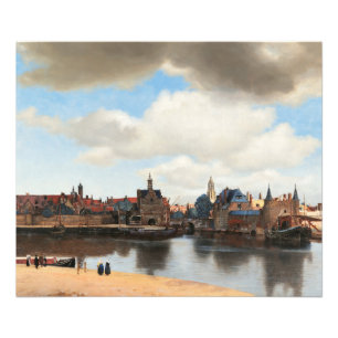 Foto Vista de Delft por Johannes Vermeer