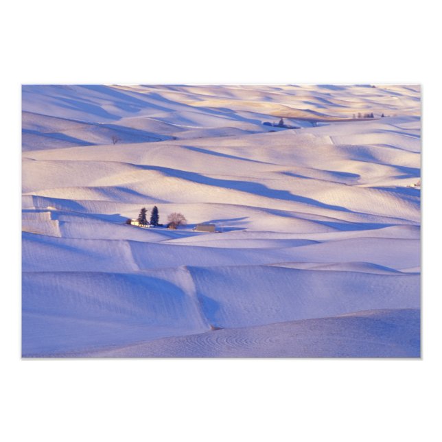 Foto Vista de Steptoe Butte de colinas onduladas (Frente)