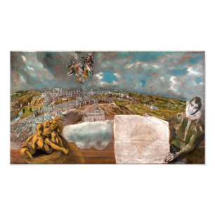 Foto Vista e Planta de Toledo El Greco
