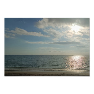 Foto Vista marítima pacífica sobre o mar Mediterrâneo