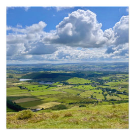 Foto Vista pacífica de Pendle Hill..