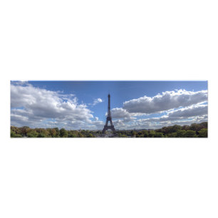 Foto Vista panorâmica da torre Eiffel - Paris