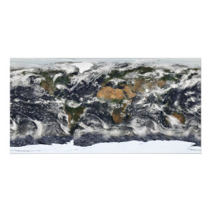 Foto Vista satélite detalhada da terra