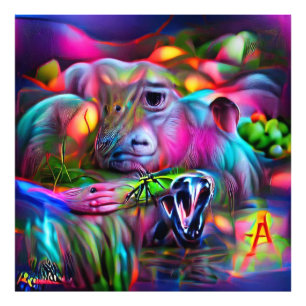 Foto Vivid Dreamscape: Agrizoofobia