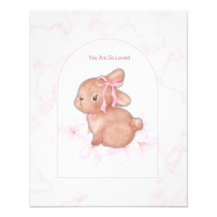 Foto Você É Tão Amada Impressão Bunny   Berçário de Men