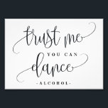 Foto Você Pode Dançar Bar Assinar Escolha Seu Tamanho A<br><div class="desc">Planeje uma celebração de na moda com este convite moderno que seus convidados adorarão. Design por © berryberrysweet. Arquivos digitais imprimíveis estão disponíveis! Visite nosso site em www.berryberrysweet.com para obter mais detalhes!</div>