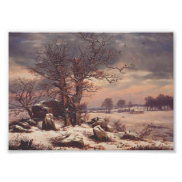 Foto Vordingborg no Inverno por J.C. Dahl Fine Art