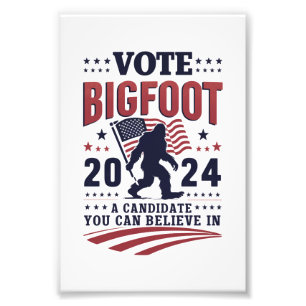 Foto Vote no Pé Grande 2024 Sasquatch Presidencial
