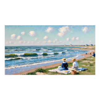 Foto Vriendinnen aan de Kust