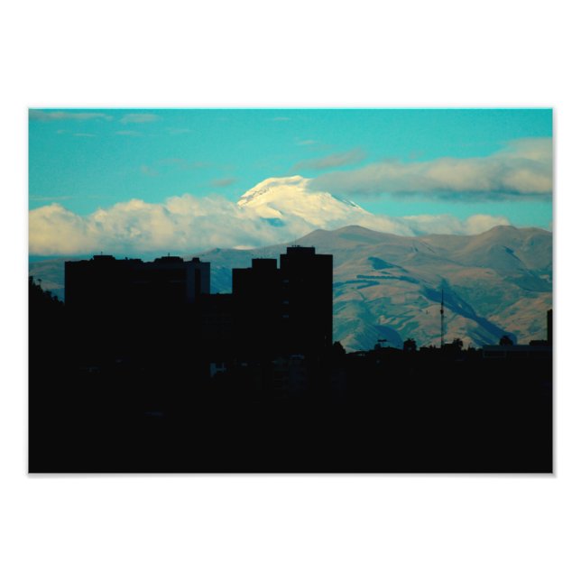 Foto vulcão Cayambe (Frente)