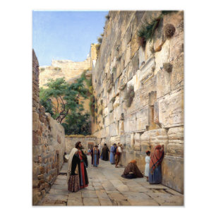Foto Wailing Wall Gustav Bauernfeind