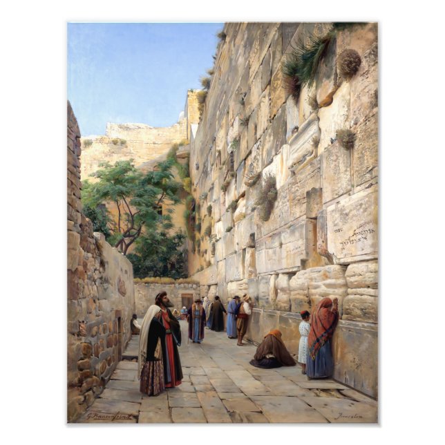 Foto Wailing Wall | Gustav Bauernfeind | (Frente)