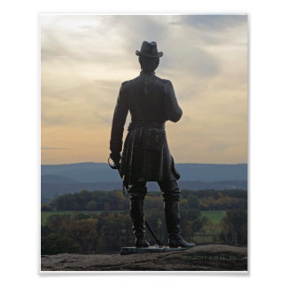 Foto Warren em Gettysburg ao pôr do sol