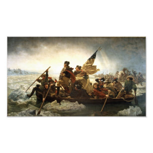 Foto Washington cruzando o Delaware