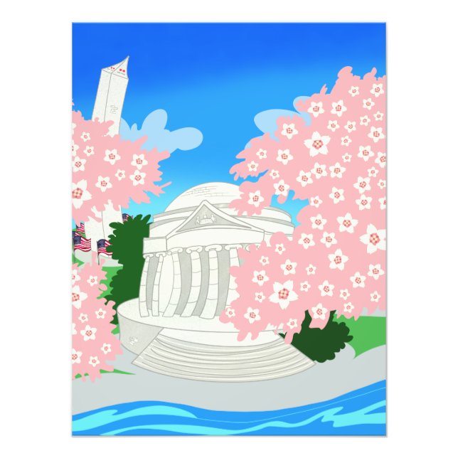 Foto Washington DC Cherry Blossoms (Frente)