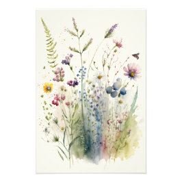 Foto Watercolor Wildflower
