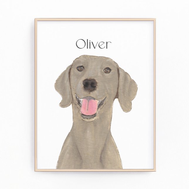 Foto Weimaraner Personalizado (Criador carregado)