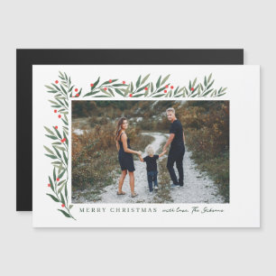 Foto White do inverno Greenery