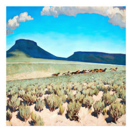 Foto "Wild Horse Country", por Maynard Dixon