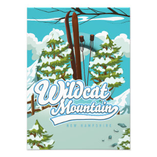 Foto Wildcat Mountain New Hampshire Ski poster