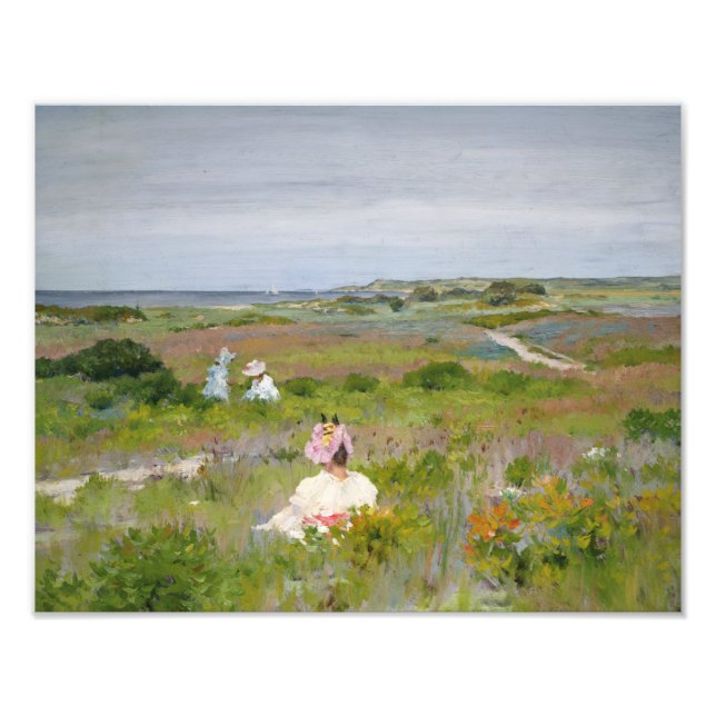 Foto William Merritt Chase - Paisagem - Shinnecock, (Frente)