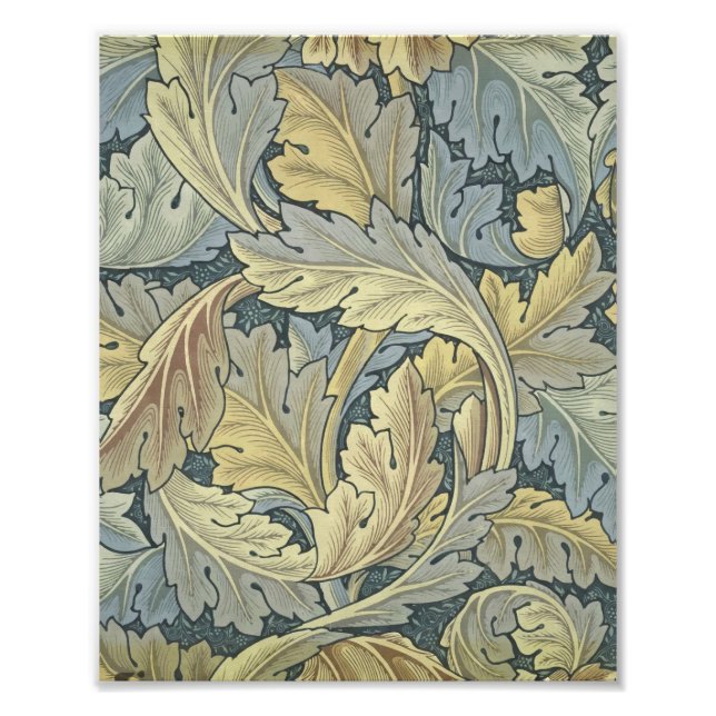 Foto William Morris Acanthus Deixa Arte Floral Nouveau (Frente)