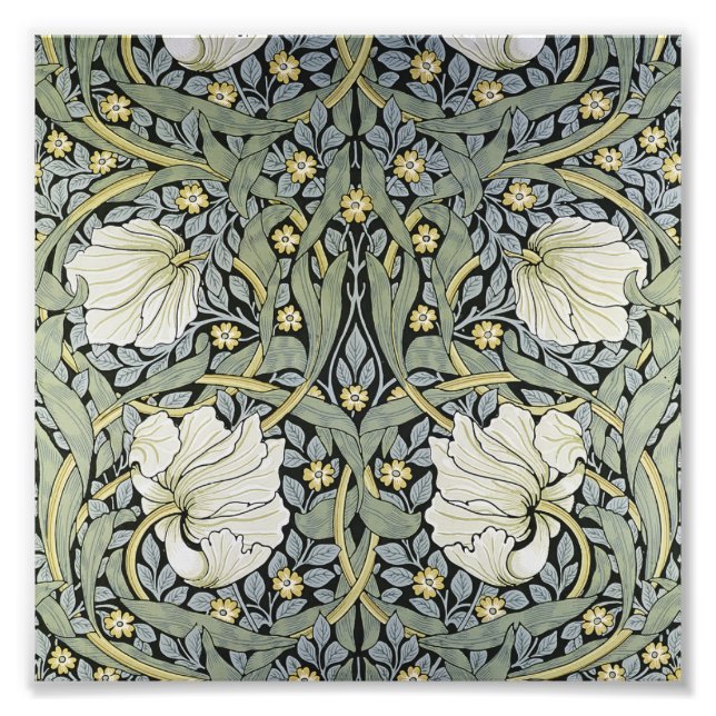 Foto William Morris - Design de Padrão Pimpernel (Frente)